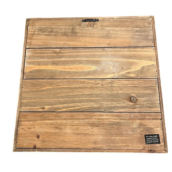 Philippians 4:13 3D Wood Wall Art 12” x 12” - Picture 2 of 5